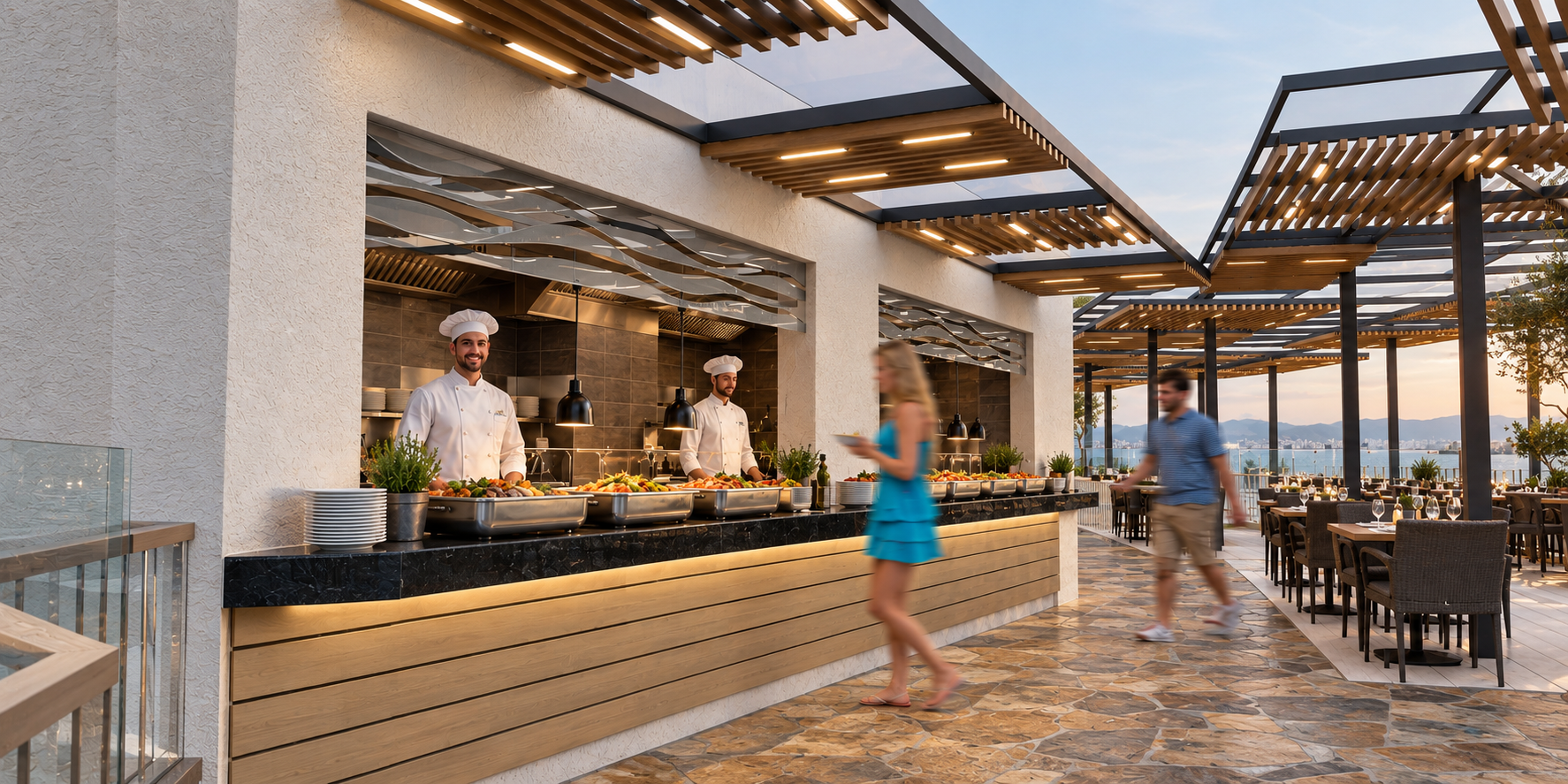 Club Med Waterfront Restaurant, Bodrum - 4