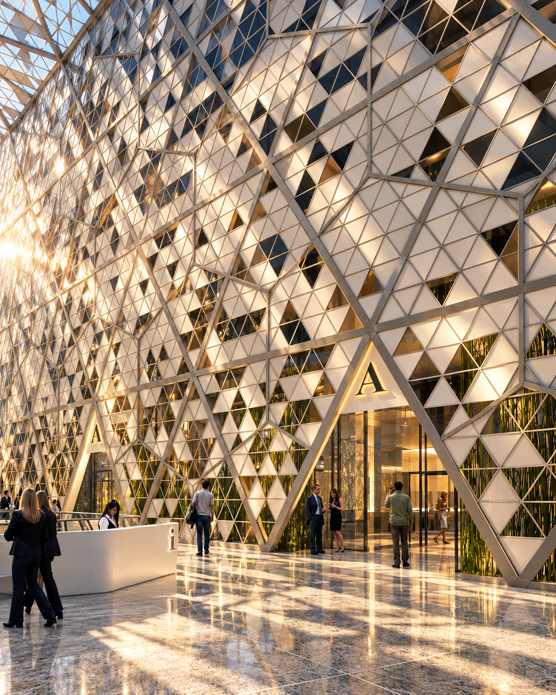Halkbank Financial Center Entrance Atrium, Istanbul - 4